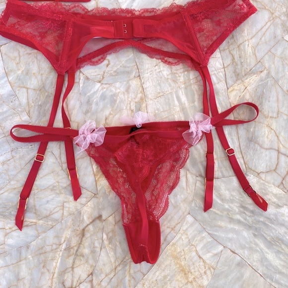2 Pc Set  VS Medium/Large Garter + Medium Panty - Picture 2 of 12